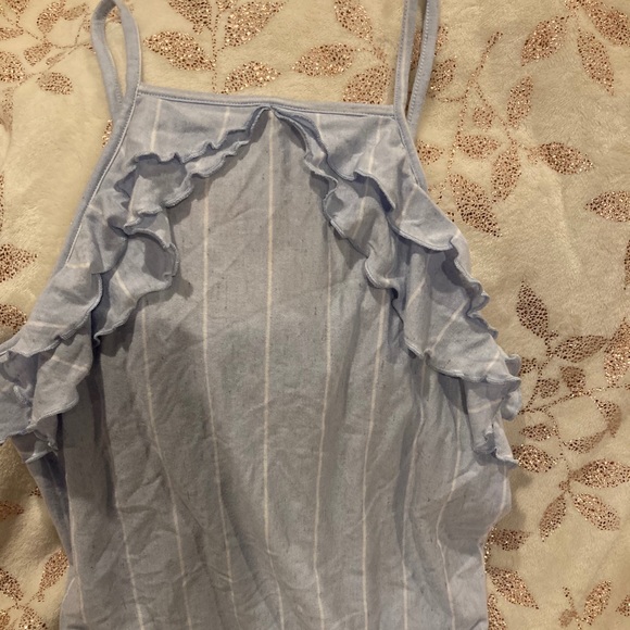 Striped top with ruffles - Picture 3 of 3